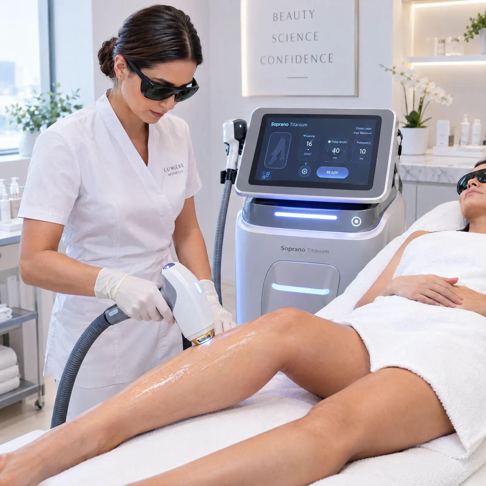 Epilare laser full body cu sistem de răcire integrat